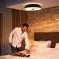 Preview: Philips Hue White Ambiance Ceiling light Fair Deckenleuchte Zigbee & Bluetooth in schwarz mit Dimmschalter